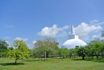 Dagoba in Anuradhapura, Sri Lanka