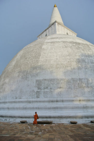 Monk at Anuradhapura - Sri Lanka