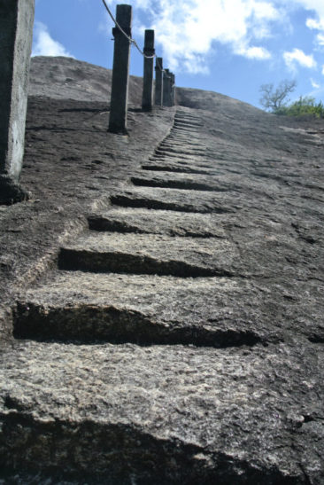 Stairs at Kudumbigala Monastery - Sri Lanka