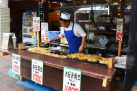 Okonomiyaki - Street Food - Kyoto