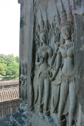 Angkor Wat Women Cambodia Layback Travel