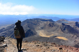 View from Top of Mount Ngauruhoe, New Zealand - Layback Travel