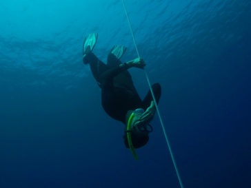 Freediving in Amed, Bali - Layback Travel