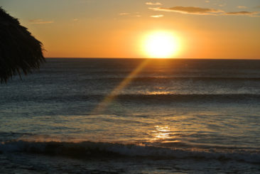 Miramar Surfspot and Wave at Puerto Sandino, Nicaragua