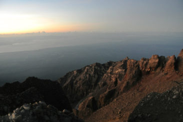 Top of Volcano, Rinjani, Lombok - Indonesia