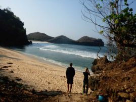 Surfspot near Pacitan - Java, Indonesia