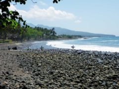 Surfers at Jasri, Bali