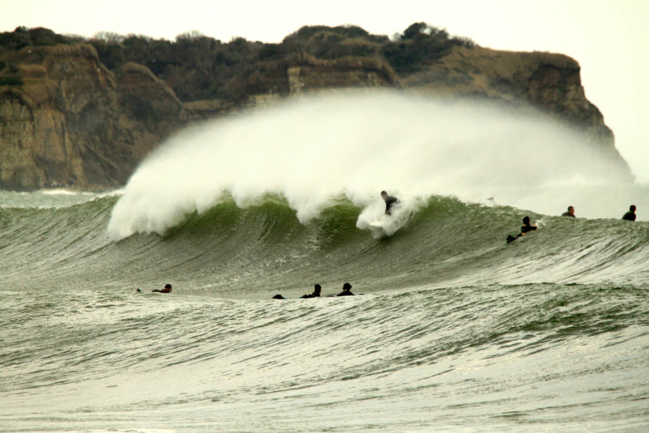 Hebara Main Point Surf Spot in Chiba Japan