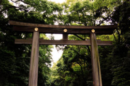 Torii Gate, Meiji Shrine - Tokyo, Japan