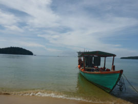 Boat near Sihanoukville Cambodia Layback Travel