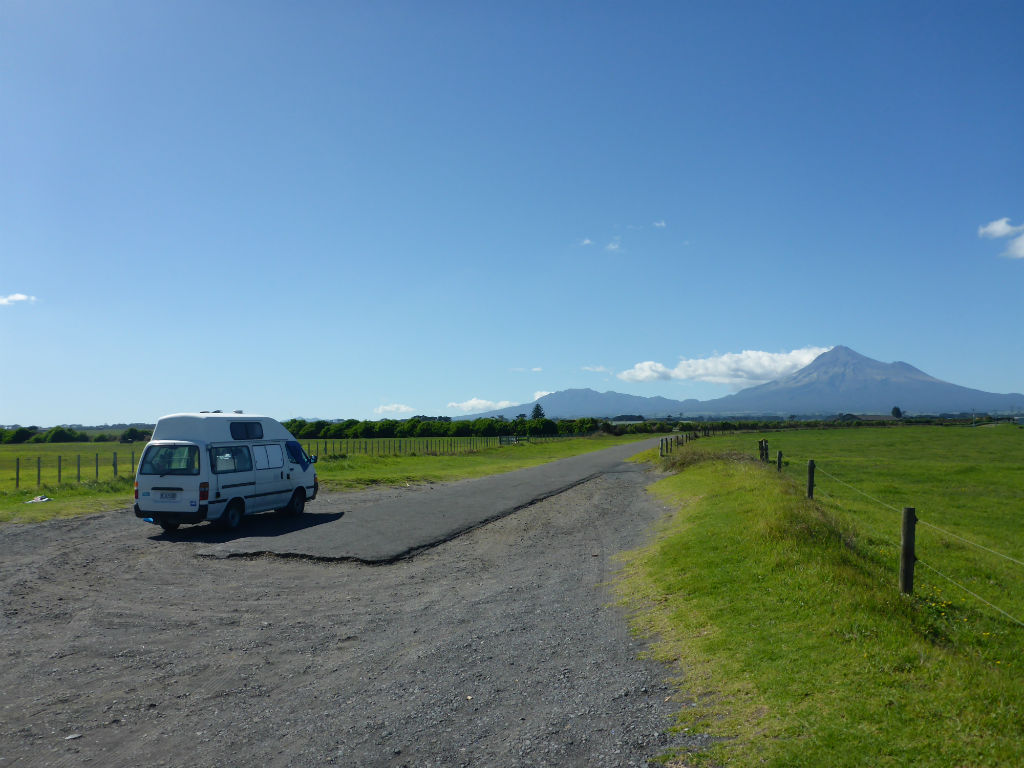 Campervan Taranaki, Mount Egmont, New Zealand - Layback Travel