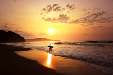 Sunrise in Hebara, Chiba, Japan