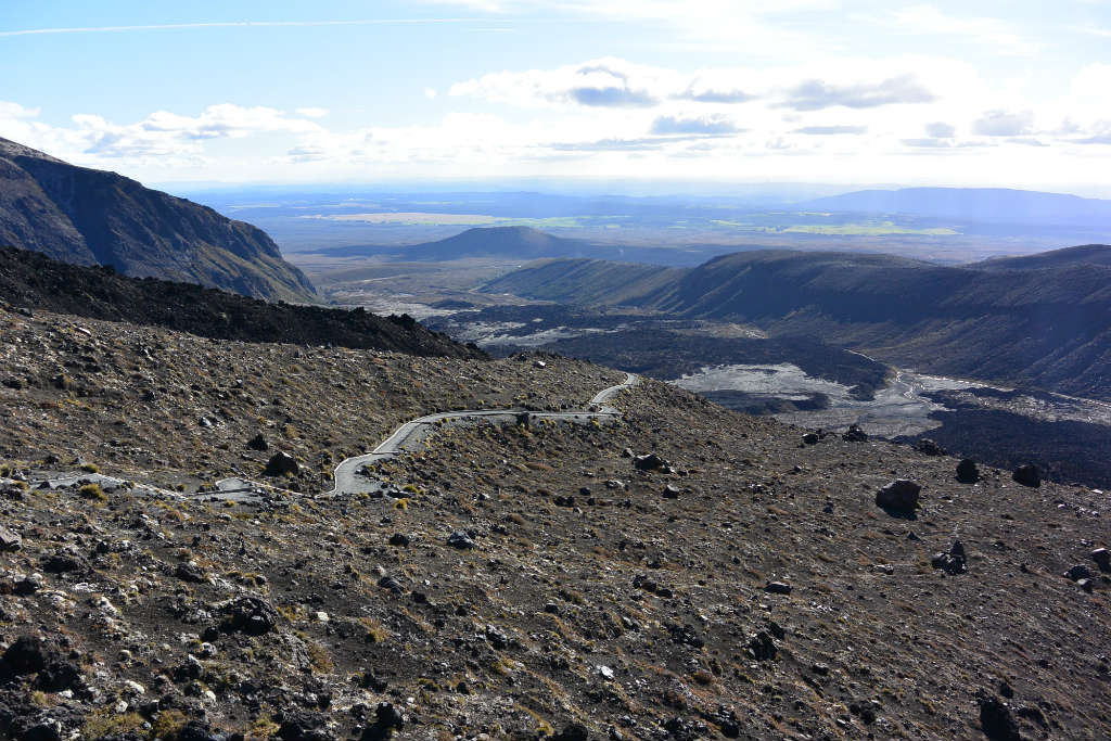 Landscape around Mount Ngauruhoe - New Zealand