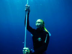 Close up - Freediver - Amed, Bali - Layback Travel