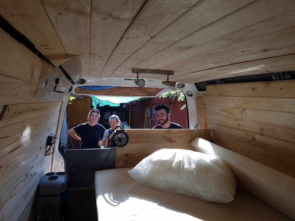 Inside Camper Van - Suzi Santiago - Layback Travel